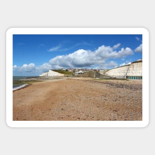 Chalk Cliffs at Saltdean East Sussex Sticker